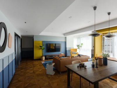 兰湖美域-132㎡-现代风效果图