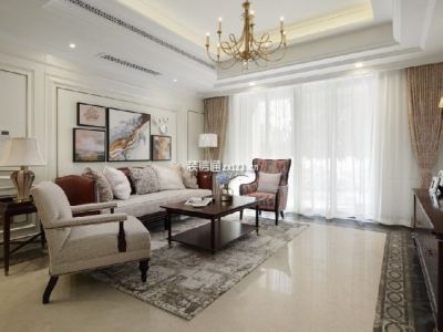 欧洲印象-130㎡-混搭风效果图