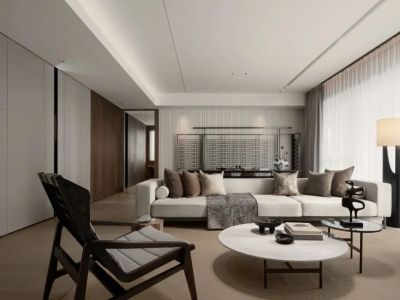 天伦家园-130㎡-现代风效果图