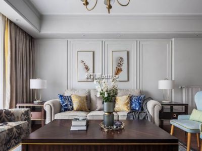 华润国际社区-115㎡-现代风效果图