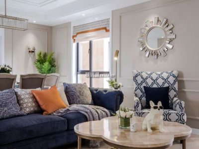 万科翡翠公园-125㎡-现代风效果图