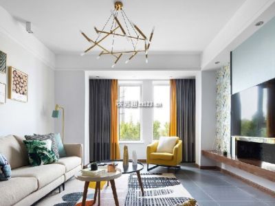 光华锦苑-80㎡-现代风效果图