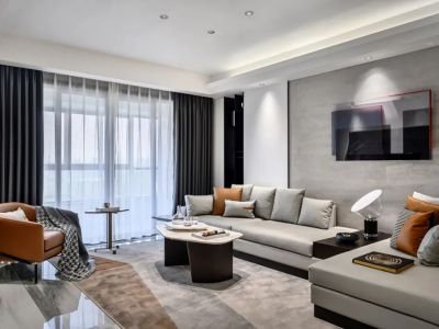 博海名苑-178.5㎡-混搭风效果图