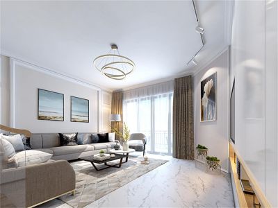 颐璟名庭-112.8㎡-北欧风效果图