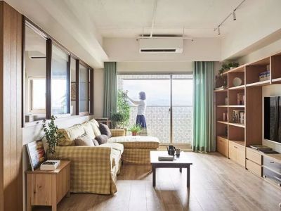 君汇新天-116.4㎡-宜家风效果图