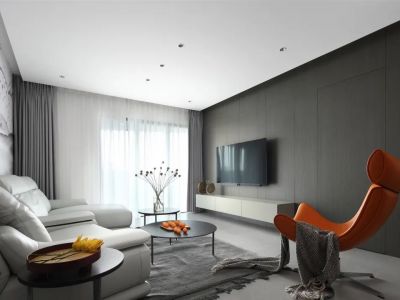 先河国际社区·南区-98㎡-中式风效果图