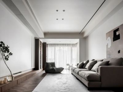 中海·曲江大城-118㎡-简约风效果图