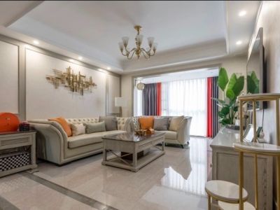 泰成玲珑郡-120㎡-轻奢风效果图