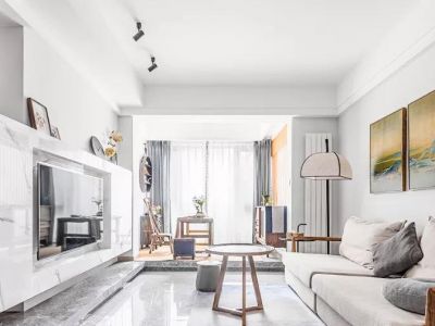 宇宏健康花城知了山-105.8㎡-混搭风效果图