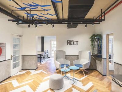 办公室-450㎡-现代风效果图