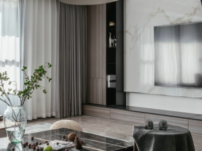 保利百合花园-120㎡-现代风效果图