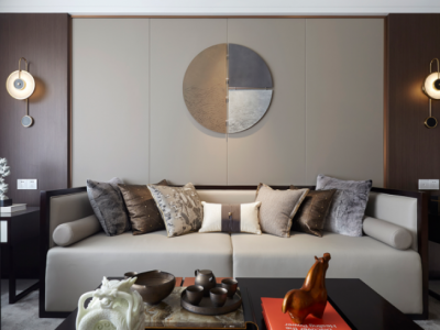 洲际银海湾-130㎡-现代风效果图