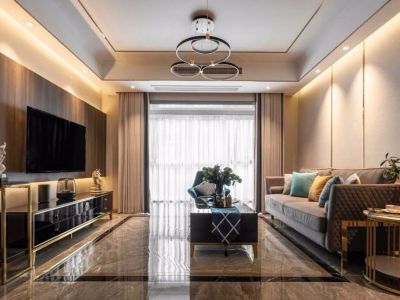 安翔里-120㎡-轻奢风效果图