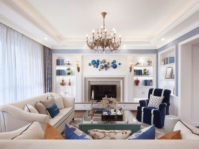 大族云峰二期-157.5㎡-现代风效果图