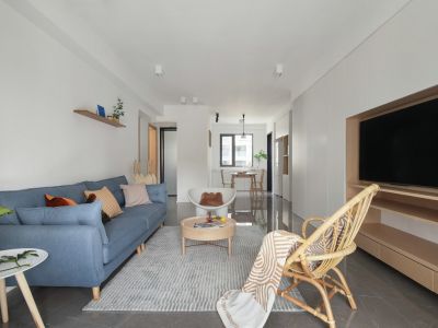 畅柳园-115㎡-简约风效果图