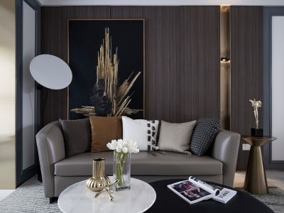 苏州湾藏璟现代风格99平米装修案例