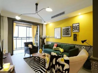 金沙鹭岛-85㎡-现代风效果图