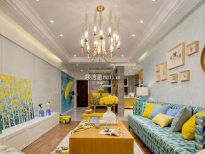 湟普国际-130㎡-混搭风效果图