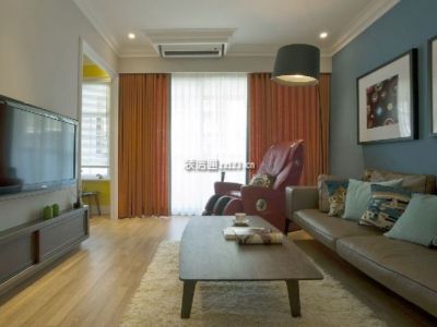 沙河锦庭-101㎡-现代风效果图