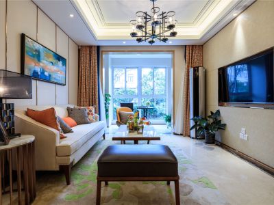 时代印记-74㎡-简约风效果图