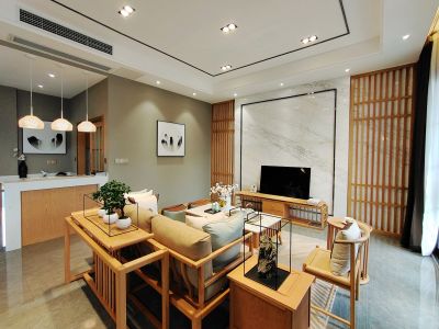 北城佳苑138平米新中式四居室装修案例