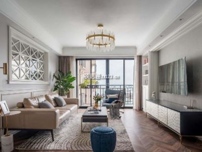 领馆国际城-122㎡-现代风效果图