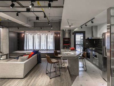 保利和府-146㎡-工业风效果图