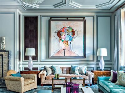 龙湖舜山府-143㎡-法式风效果图