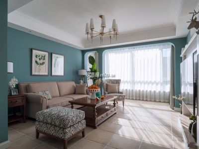 和信孔雀天成-125㎡-北欧风效果图