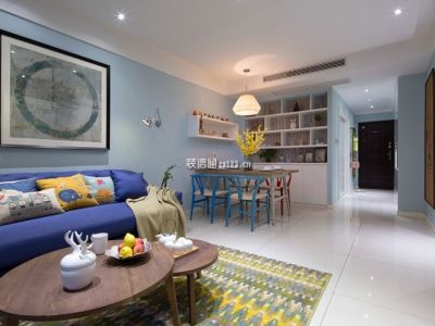 洲际春天广场-115㎡-现代风效果图