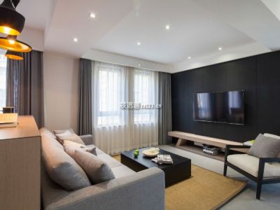 乐天圣苑-120㎡-现代风效果图