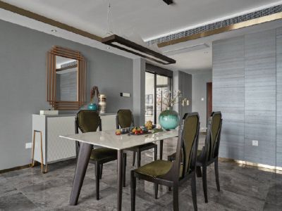 保利春天花语-125㎡-现代风效果图