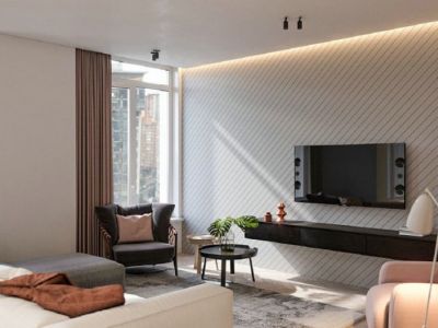 远大中央公园-85㎡-现代风效果图