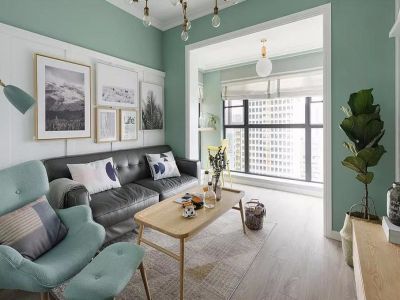 九洲御府-93㎡-北欧风效果图