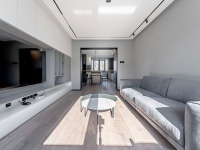 香山道150㎡四居室现代简约装修案例
