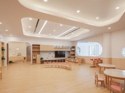 培训学校-1800㎡-现代风效果图