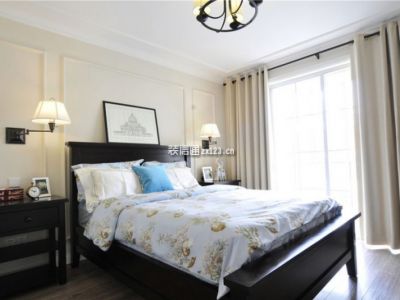 天悦府-125㎡-美式风效果图