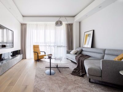 保利百合花园-130㎡-现代风效果图