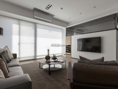 保利叶语-123㎡-现代风效果图