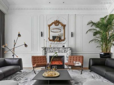 南湖半岛-135㎡-法式风效果图