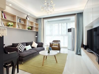 中建岭南悦府-73㎡-简约风效果图