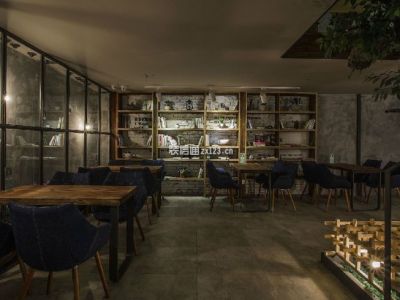 餐厅-350㎡-现代风效果图