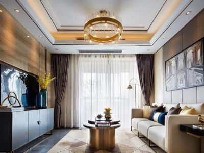 美城云庭-115㎡-现代风效果图