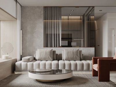 中铁·琉森水岸-145㎡-简约风效果图