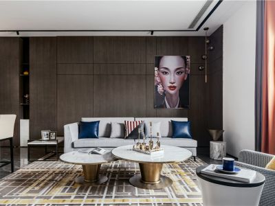 天地源·曲江香都-154㎡-轻奢风效果图