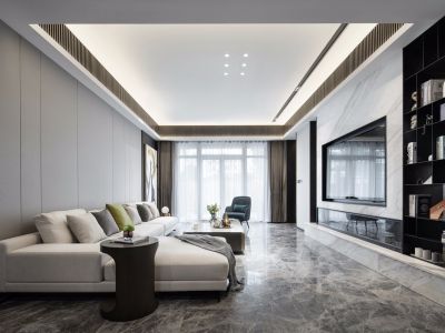 太湖国际花园-122㎡-现代风效果图