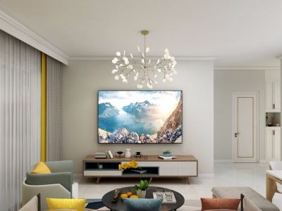 万和郦景-115㎡-现代风效果图