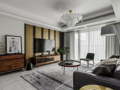 中金时代启城-121㎡-现代风效果图