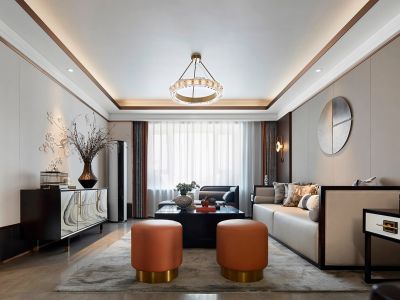 格林生活坊-128㎡-现代风效果图