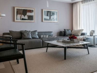 保利春天花语-120㎡-现代风效果图